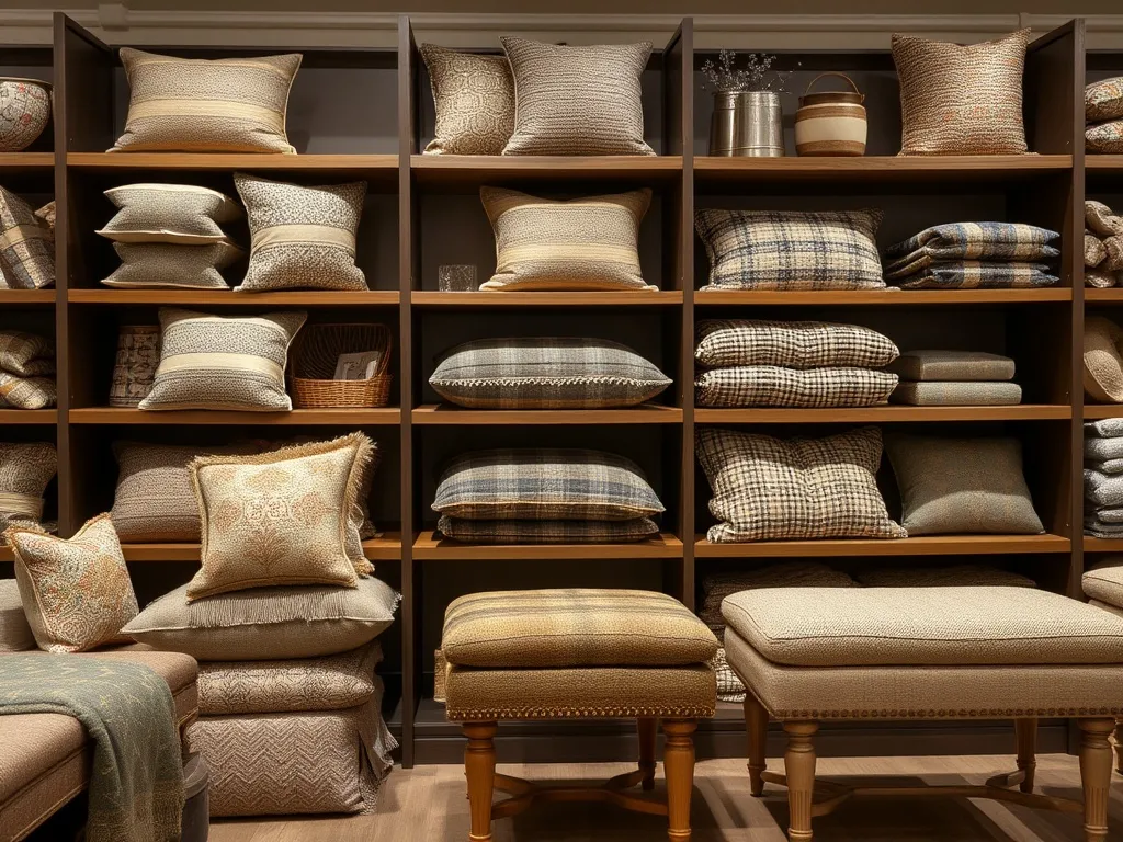 Handcrafted storage baskets in natural materials