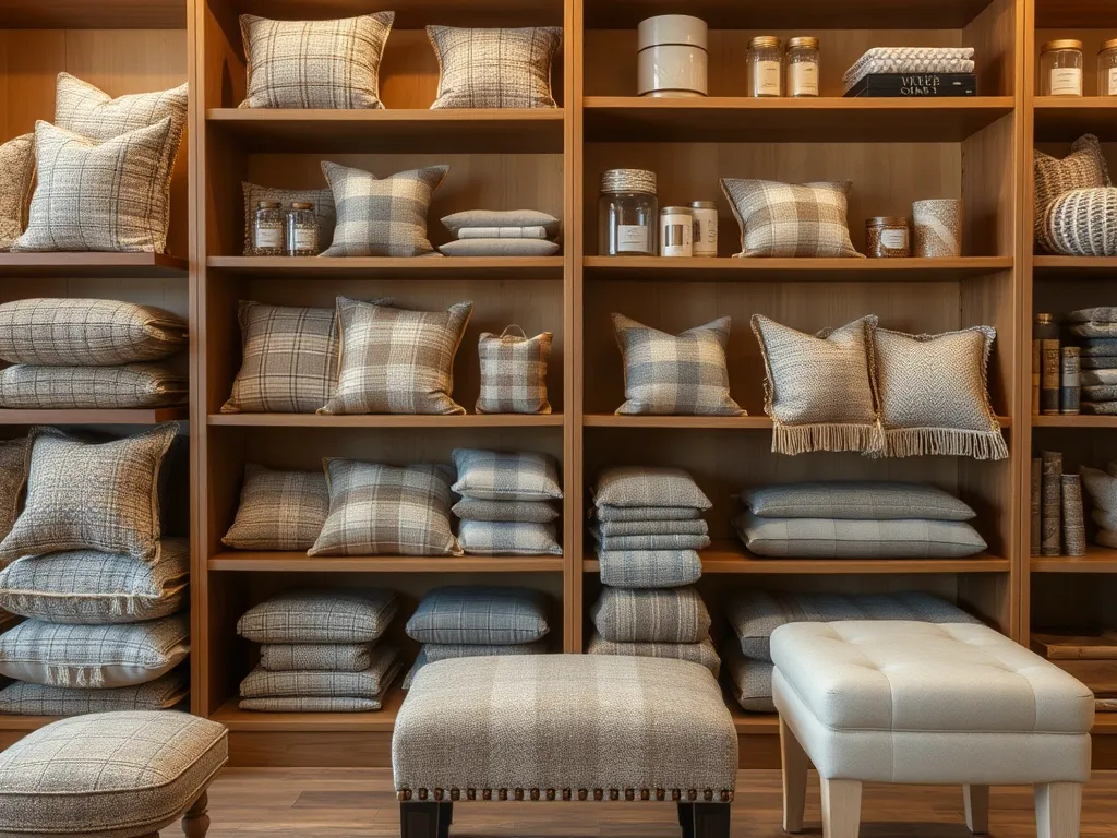 Neutral interior with textured textiles