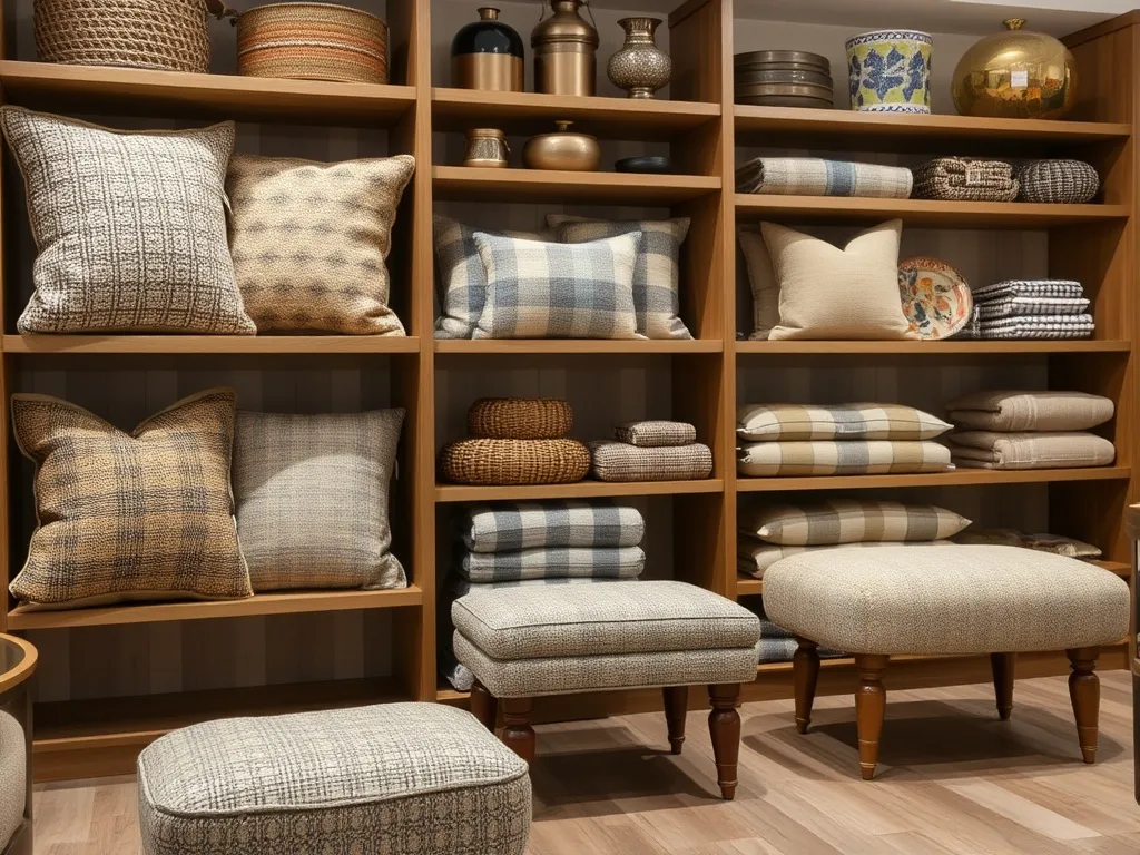 Rustic sideboard with home accents