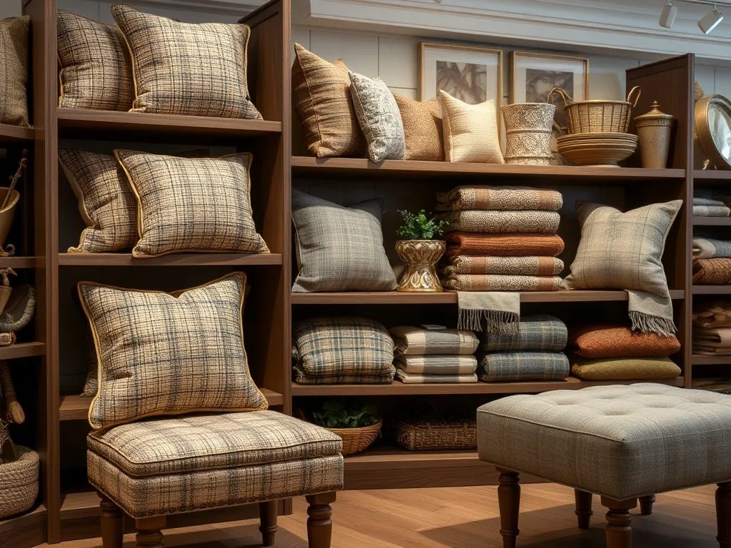 Close-up of tweed fabric weave and texture